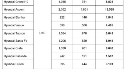 Dòng xe Hyundai nào bán chạy nhất năm 2024?